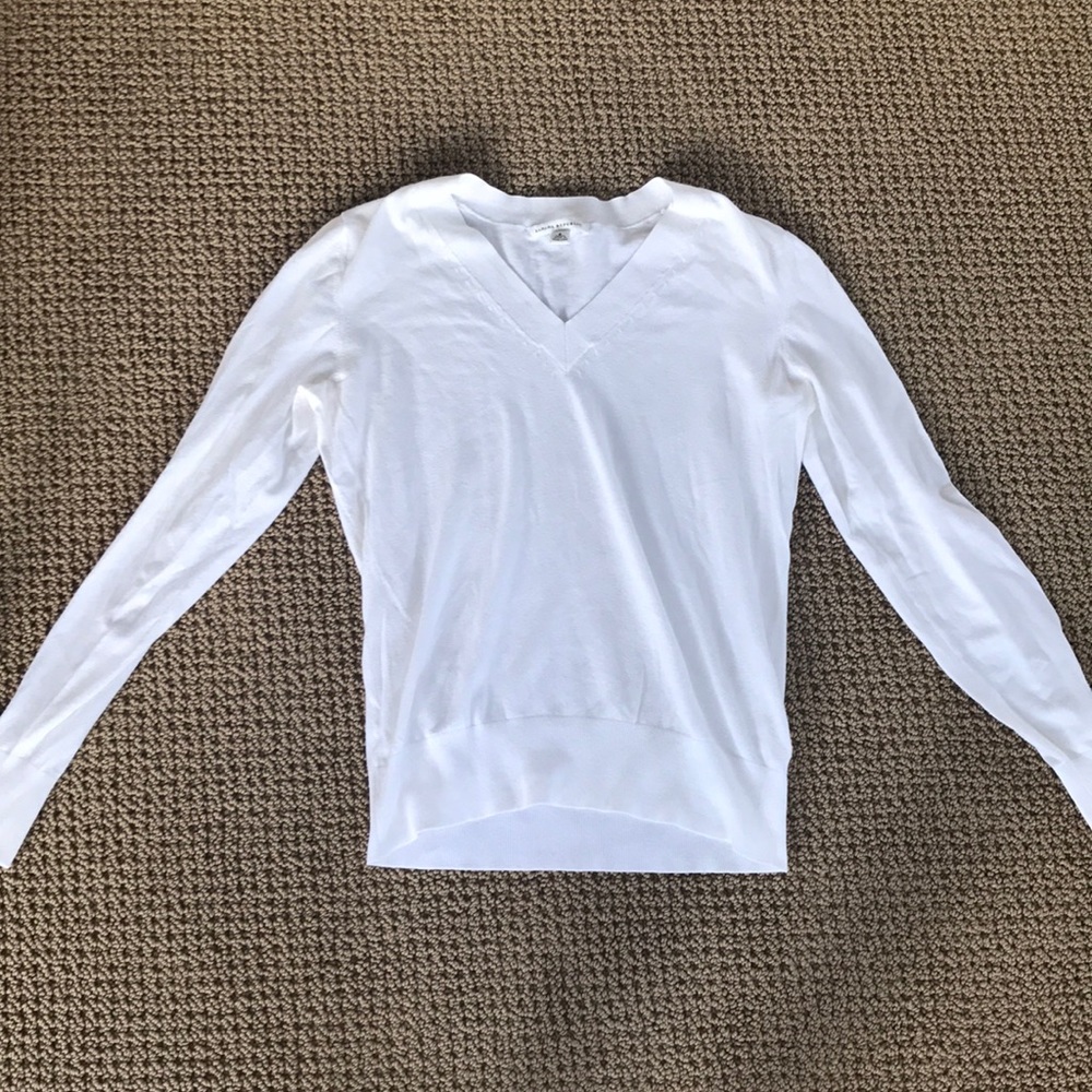 White banana republic sweater size small